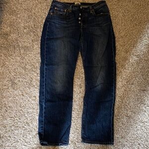 Levi's Dark Blue 501 Curve Jeans